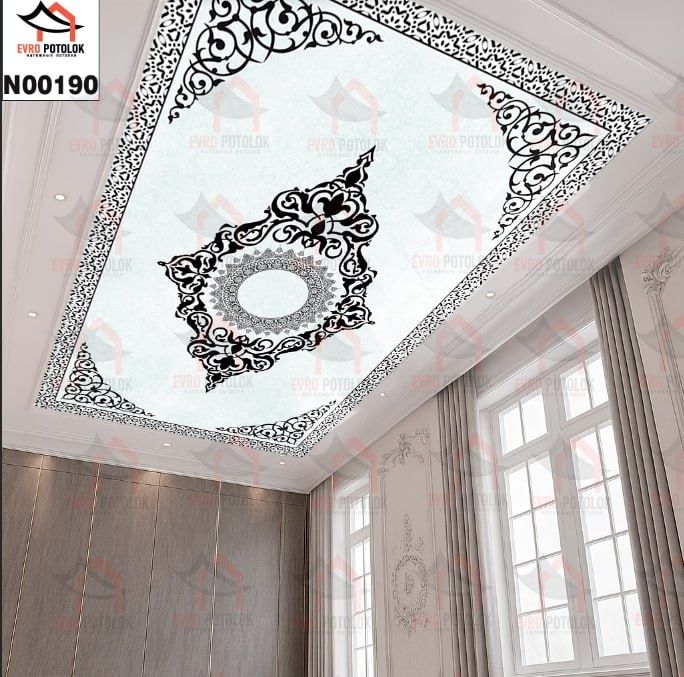 Натяжные потолоки и 3d фото обои Тошкэнт