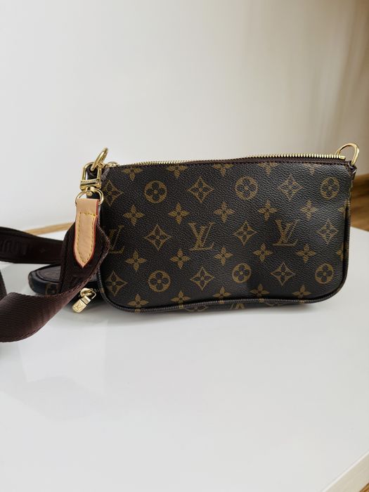 Geantă tip Louis Vuitton – model modern, maro