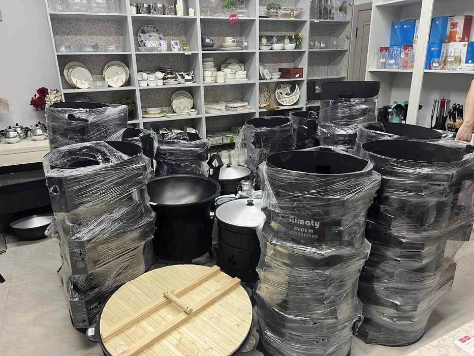 Казан Чугунный Наманганский Ошак Печь