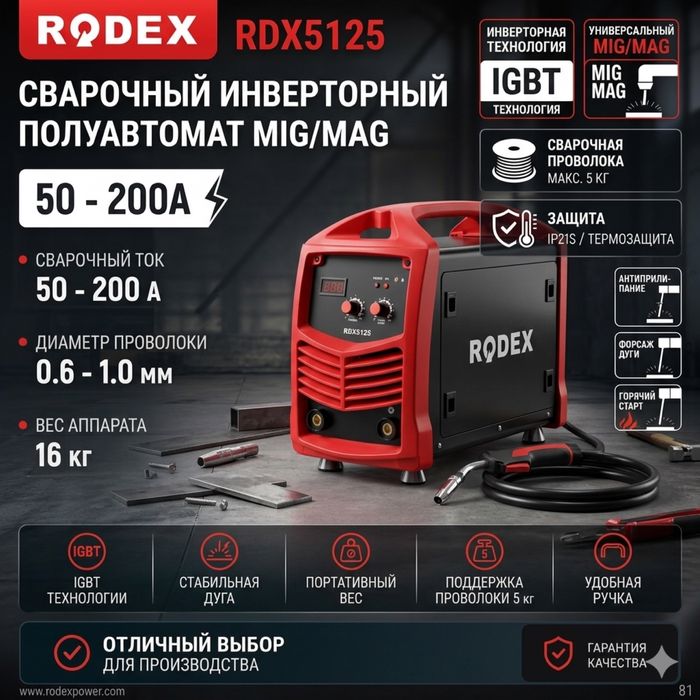 Сварочный Полу Автомат Rodex