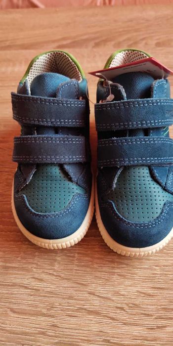 Детски обувки, кецове, естествена кожа и велур, Superfit, 24 номер