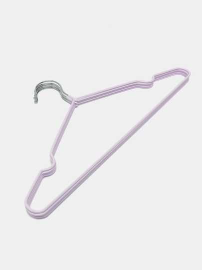 Новые вешалки металлические с гелиевым покрытием, 5 шт, для одежды