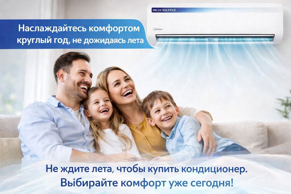 Новинка 2026 года, AlbaPro12000Btu от Midea