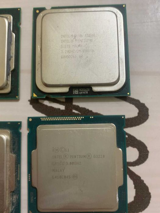 Дешевые, рабочие Процессоры Intel Pentium, серия G