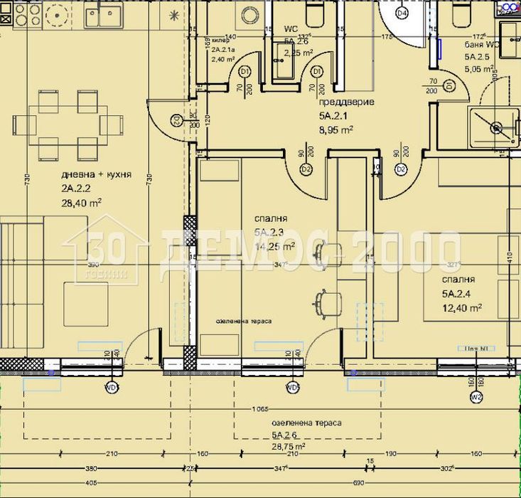 Продава се Тристаен апартамент в Варна, Кайсиева градина - 100 кв.м за 1325 €/кв.м - Снимка #2