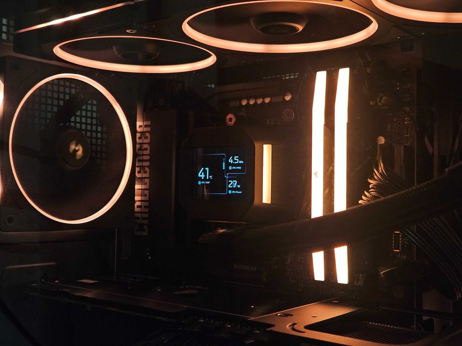 Нов Геймърски Компютър Ryzen 5 7500X3D / RX 9070 XT 16GB / 16GB DDR5 / 2TB NVMe SSD / 1440p 4K Gaming PC / Гаранция
