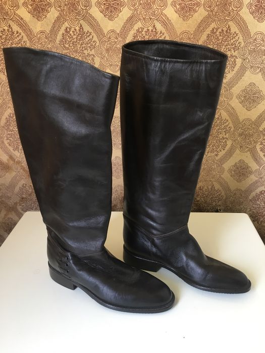 Дамски ест. кожа ботуши BIANCO # 38