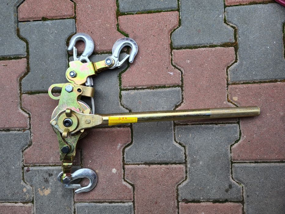 Troliu manual 3 tone macara 2 carlige