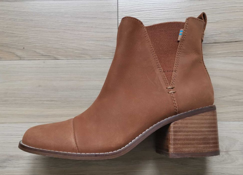 Дамски кожени Боти TOMS Chelsea Esme - 38