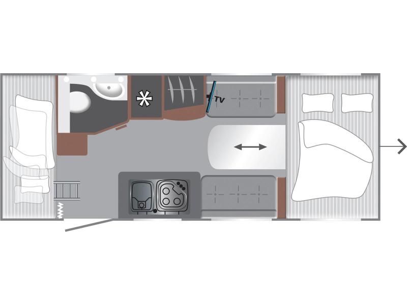 Rulotă nouă/premium de închiriat/ 4-6 persoane/LMC Sassino 470k 2025