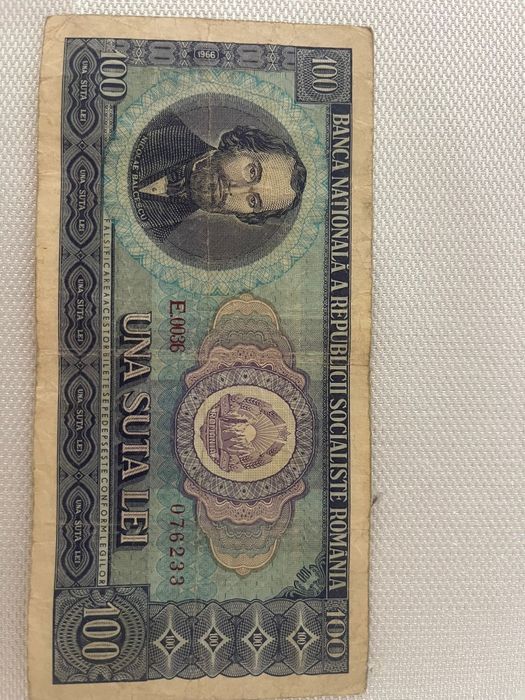 Bancnota  100 lei 1966