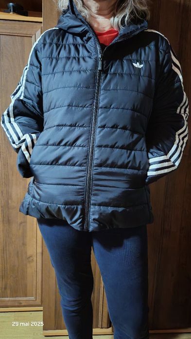 Geacă Adidas culoare negru