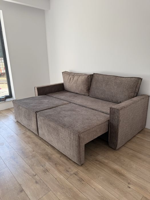 Canapea extensibila cu lada noua