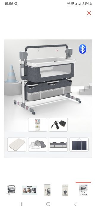 Кровать-манеж новый