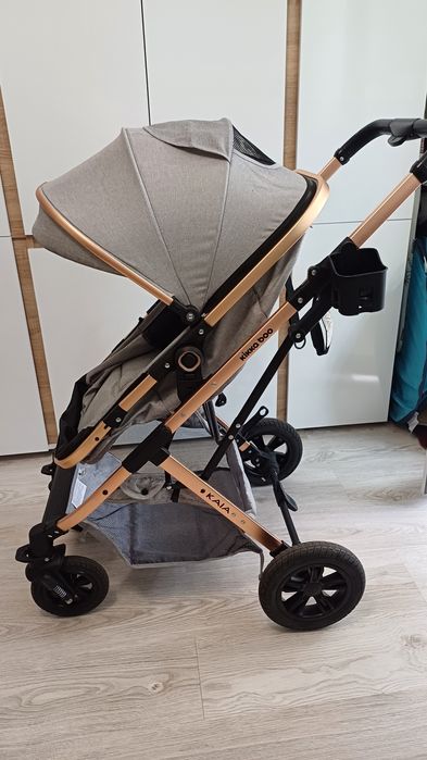 Детска количка Kika Boo - Kaia, 3 в 1, Light Grey