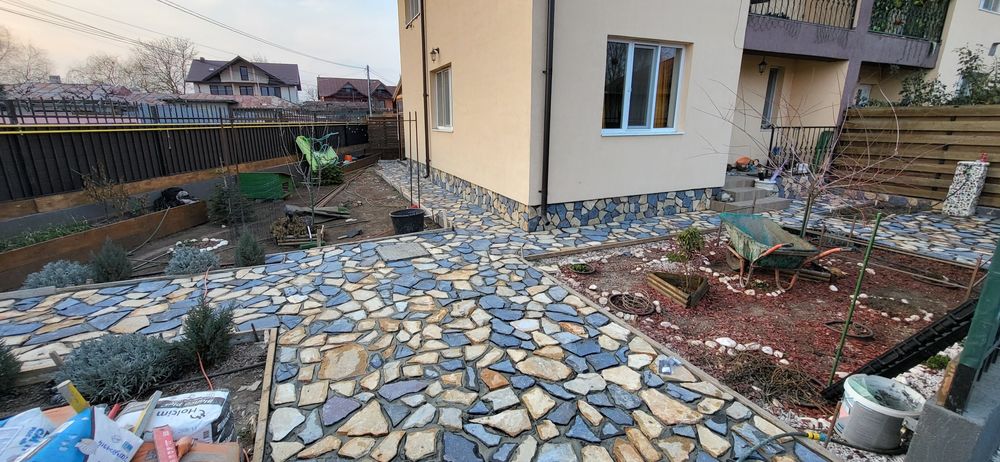 Piatra naturala  gradina