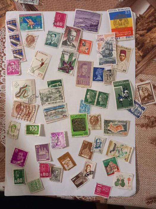 Vând timbre vechi
