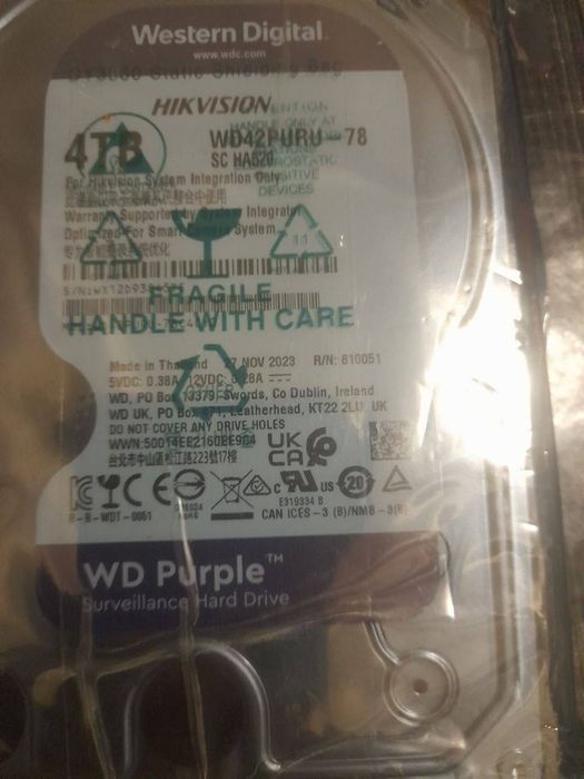 Жёсткий диск Western Digital WD Purple