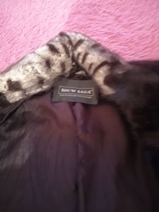 Шуба норковая длинная