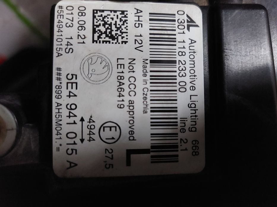 Far faruri stanga dreapta skoda octavia 4 full led crystal lighting