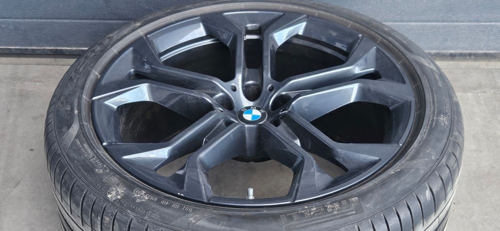 Jante BMW X5 G05 X6 G06 style 744 feeryc grey model Luxury Line 315 35 21/275 40 21 Pirelli RSC * profil foarte bun