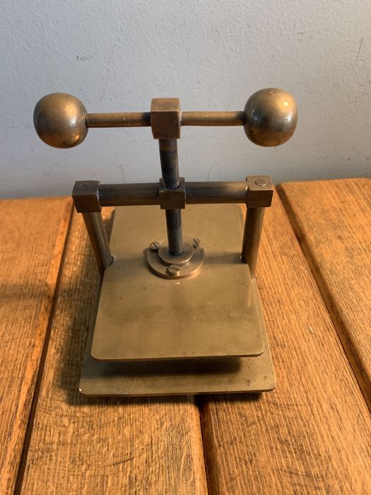 Преса за карти / 1900 та год.