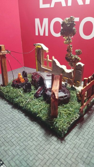 Диорама посвящена войне