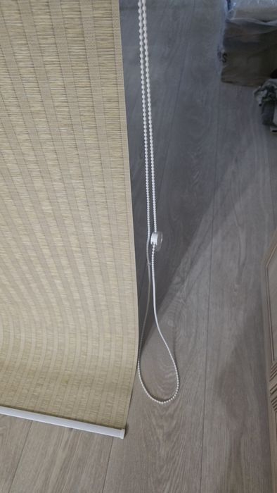 Ролл штора, коричневый бамбук