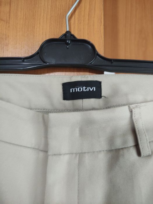 Pantaloni damă bej "MOTIVI"