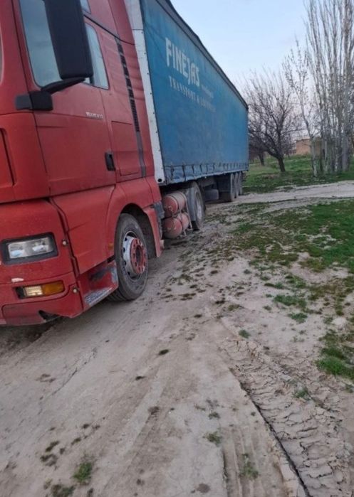 MAN tyagach + schmitz прицеп