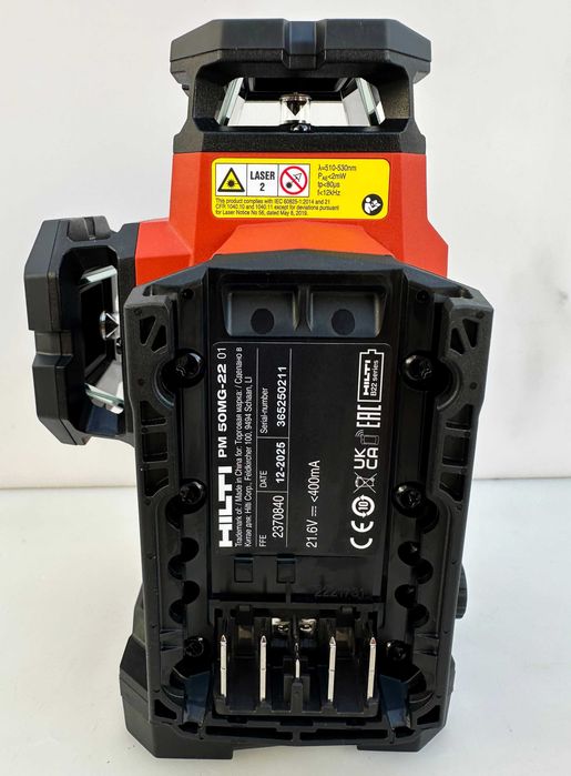 Hilti PM 50-22 Nuron - Нов мултилинеен лазерен нивелир със зелен лъч