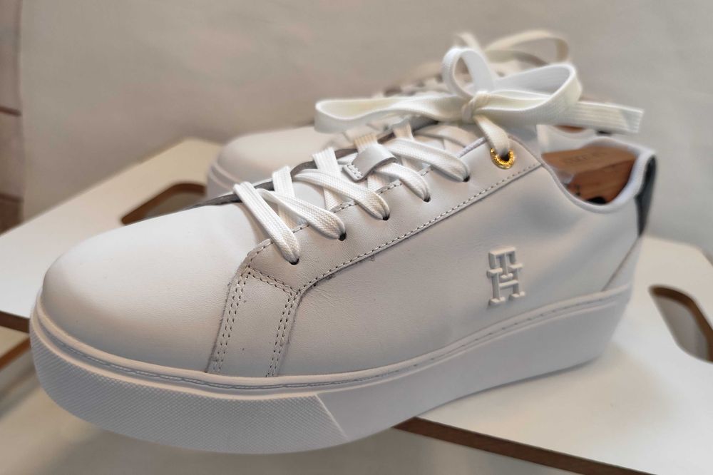 Pantofi sport casual 40 premium Tommy Hilfiger NOI piele naturala moal