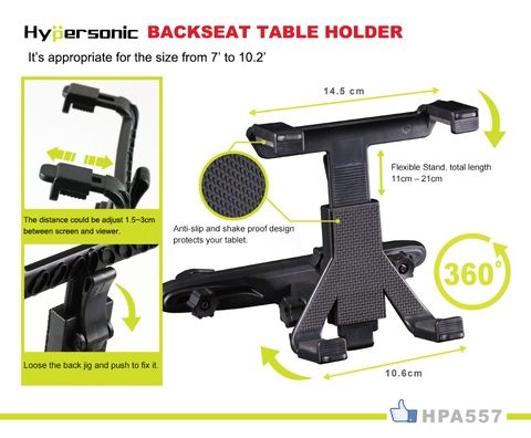 универсална стойка за таблет за задна седалка, поставка