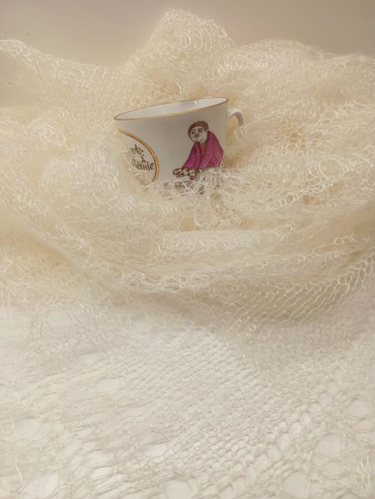 Руски шал от кози пух.