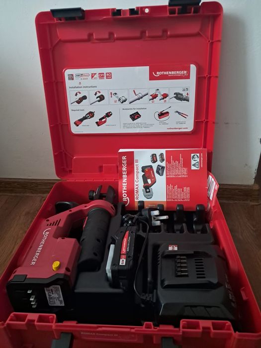 Mașină presare fitinguri nouă rothenberger romax.