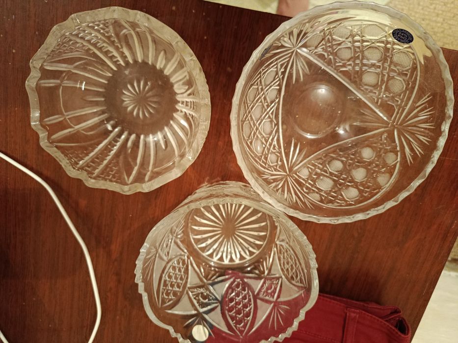 Вазы хрустальные