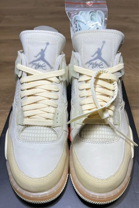 Off White x Air Jordan 4 Retro SP’Sail’