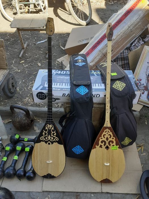 Национальный инструмент домбра и чехол