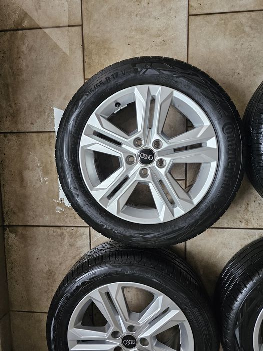 Jante originale Audi R17 + Anvelope 215 55 17