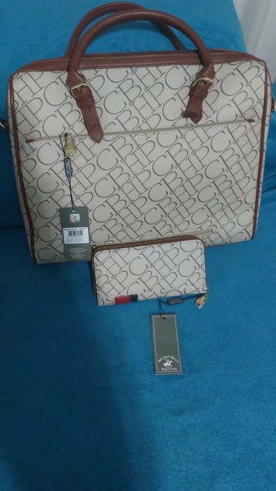 Set geanta si portofel Originale Beverly Hills polo club
