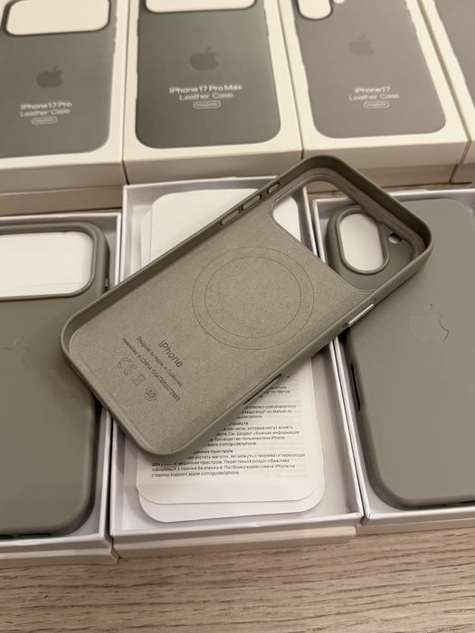 Husă iPhone 17/17Air/17Pro/17 ProMax din piele – MagSafe