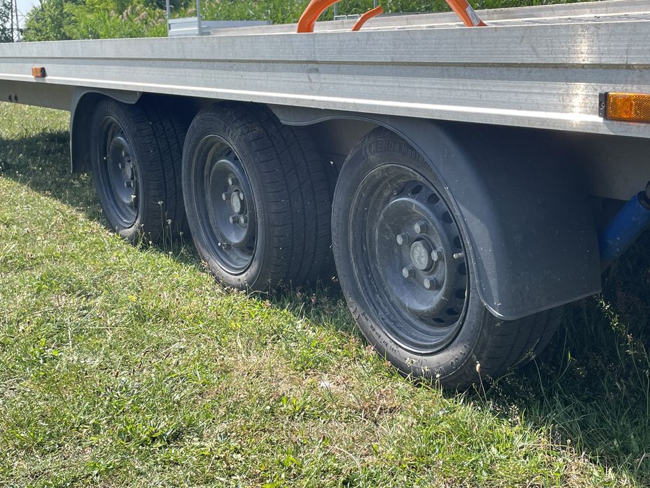 Trailer dublu GROMEX Full aluminiu 8,42m cu VDI2700