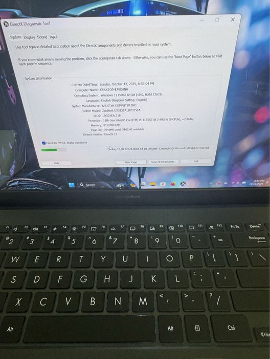 Laptop Asus ZenBook OLED UX325 i5-1135G7 Nvme 2TB 1KG RAM 8 sau 16 GB