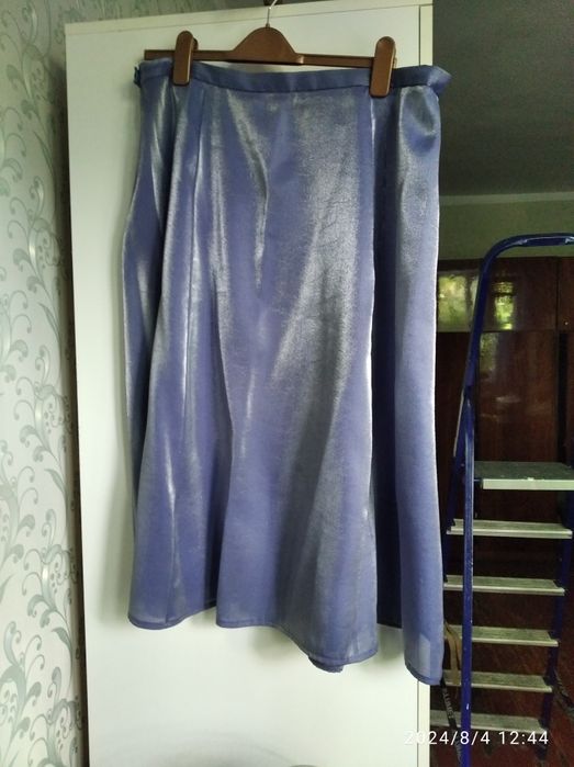 Блуза и юбка фиолетовые