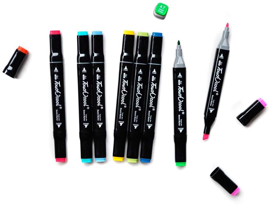 Маркеры "TouchCool" скетч спиртные 360,000 сум 80шт ОРИГИНАЛ