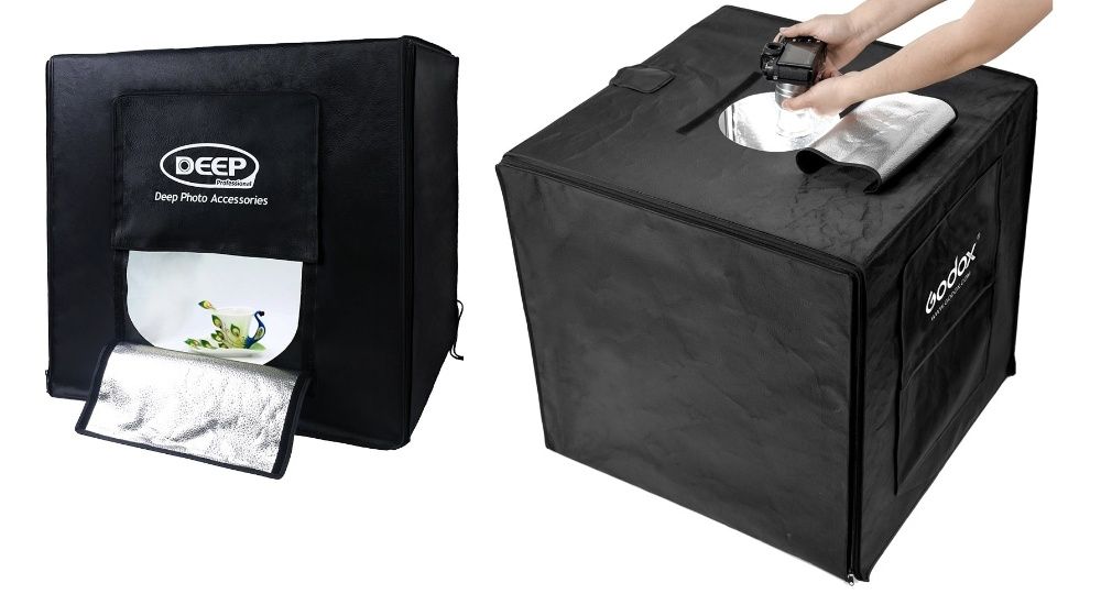 Cофтбоксы и лайтбоксы для предметной съемки.