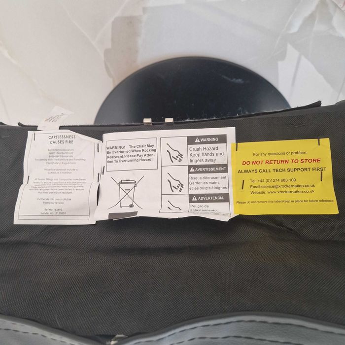 Геймърски стол X-Rocker Adrenaline