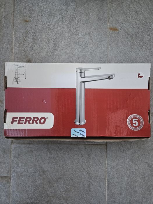 Baterie lavoar FERRO Stratos, alama sanitara, negru