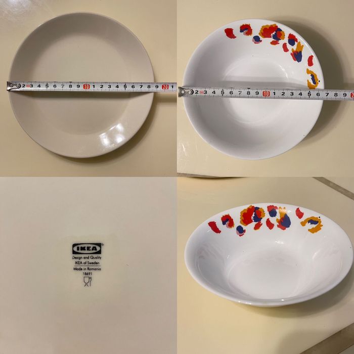 Тарелки Икеа и ссср