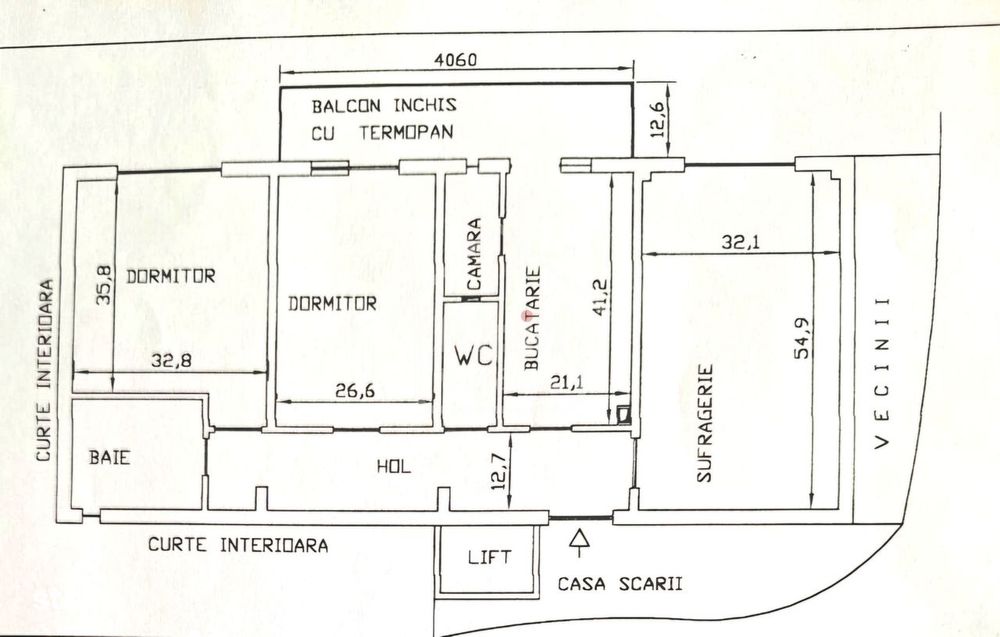 Suprafata Generoasa 3 Camere I Astra